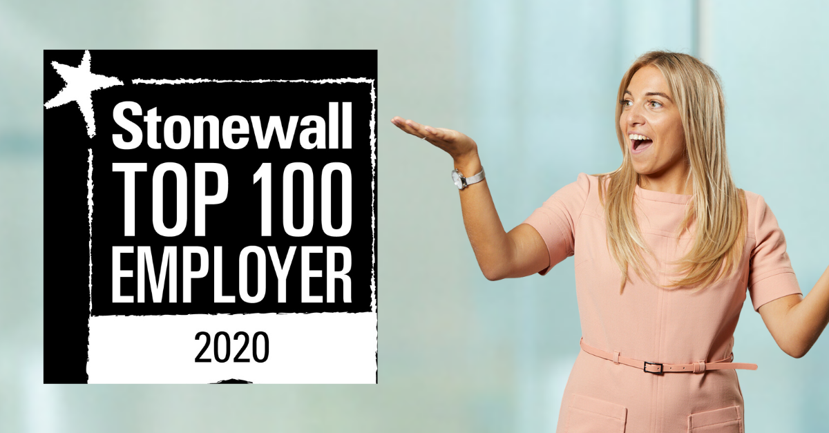 Enterprise Named Stonewall Top 100 LGBT+ Inclusive Employer
